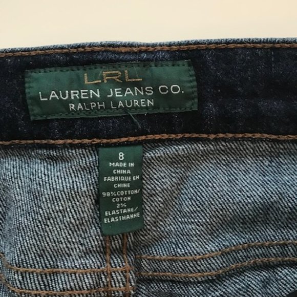 Lauren Jeans | Dark Classic Straight Jeans BNWOT - Picture 9 of 10